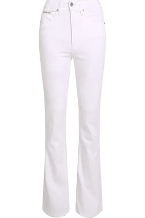 Calvin Klein Skinny Bootcut White