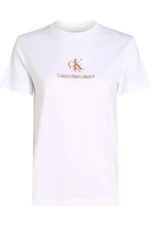 Calvin Klein Shadow Graphic Regular Tee White