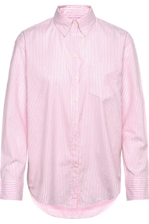 GANT Rel Luxury Oxford Striped Bd Shirt Pink
