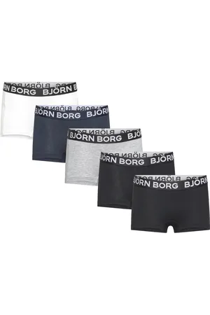Björn Borg Cotton Stretch Boxer Shorts 5P Grey