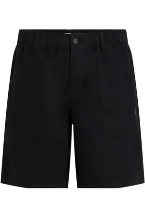 Calvin Klein Linen Short Black