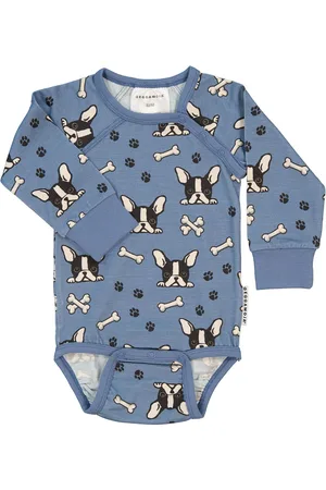 Geggamoja Bamboo Body L.s Blue