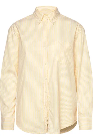GANT Rel Luxury Oxford Striped Bd Shirt Yellow