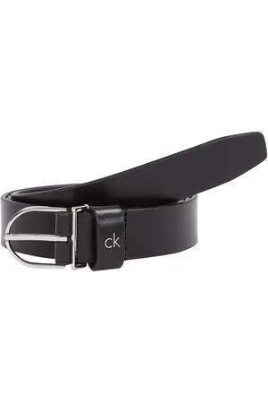 Calvin Klein Ck Metal Loop Round Buckle 2.5 Black