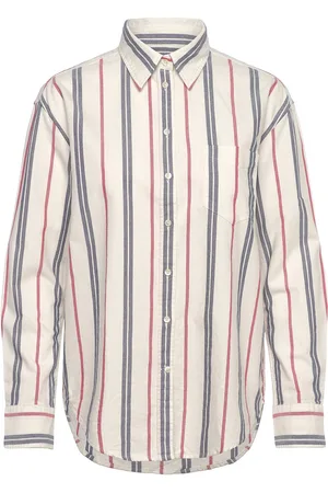 GANT Rel Archive Oxford Striped Shirt Cream