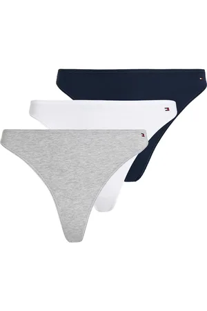 Tommy Hilfiger 3 Pack Dipped Thong Patterned