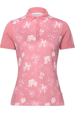 Calvin Klein Harmony Printed S/S Shirt Pink