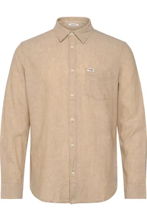 Wrangler 1 Pkt Shirt Beige