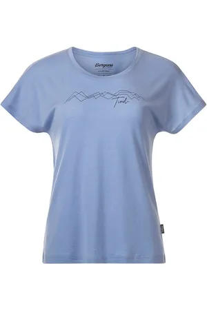 Bergans Tind Crux Merino Tee Women Blue