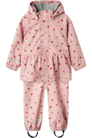NAME IT Nmfdry10 Rain Set Aop Fo Pink