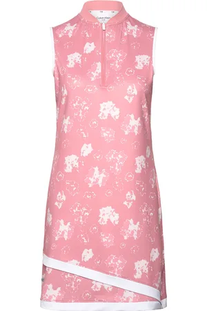 Calvin Klein Harmony Printed Dress Pink