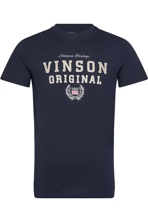 Vinson Raz Reg Cot Sj Vin M Tee Navy