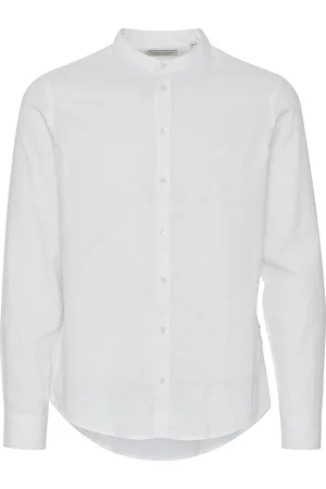 Casual Friday Cfanton 0053 Cc Ls Linen Mix Shirt White