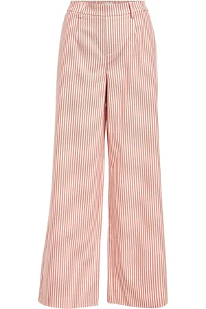 Object Objlisa Wide Pant Aop Noos Red
