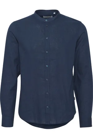 Casual Friday Cfanton 0053 Cc Ls Linen Mix Shirt Navy