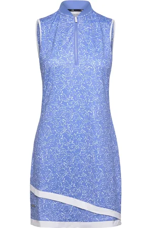 Calvin Klein Harmony Printed Dress Blue