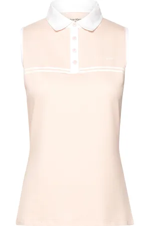 Calvin Klein Bellevue S/Less Polo Pink
