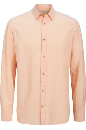 JACK & JONES Jjesummer Shirt Ls Sn Orange Jack & J S