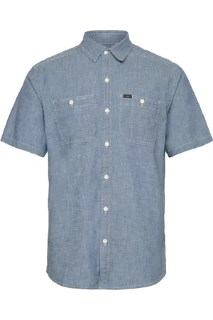 Lee Ss Utility Workshirt Blue