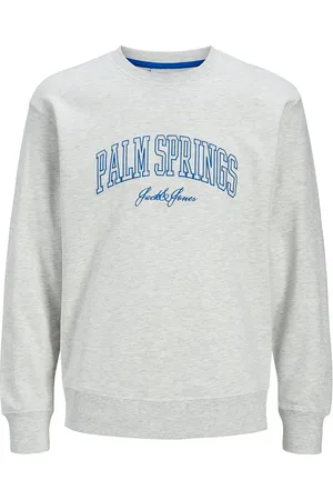 JACK & JONES Jjdetroit Sweat Crew Neck Grey Jack & J S