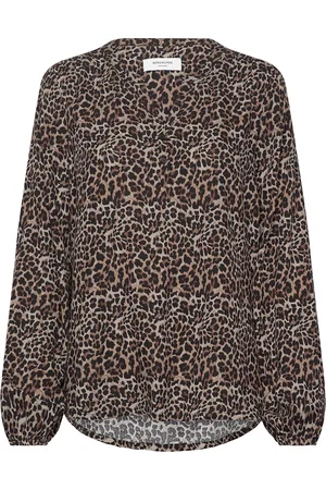 Rosemunde Rwelif Ls V-Neck Long Blouse Brown