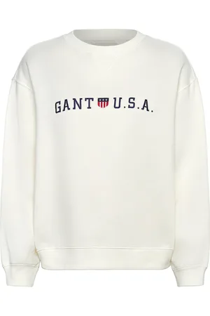 GANT Shield Usa C-Neck Sweat White
