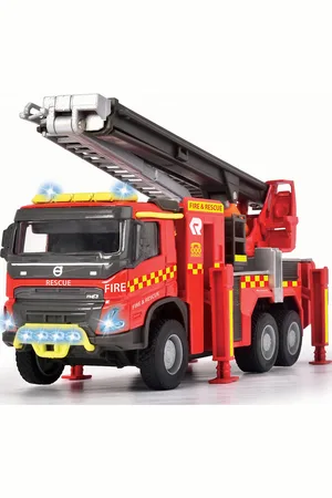 Majorette Grad Series Volvo Truck Fire Engine Patterned