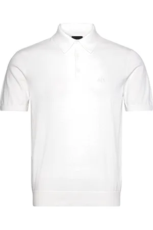 Armani Exchange Knit Polo White