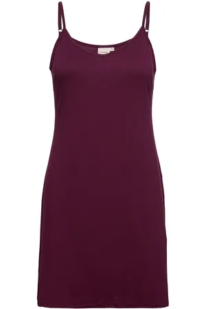 Cream Crflake Mesh Dress - Kim Fit Burgundy