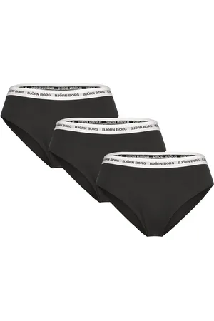 Björn Borg Logo Highwaist Brief 3P Black