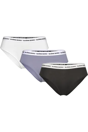 Björn Borg Logo Highwaist Brief 3P Patterned