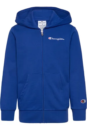 Champion Full Zip Hoodie Sweatshirt Blue