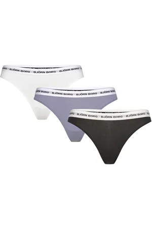Björn Borg Logo Thong 3P Patterned