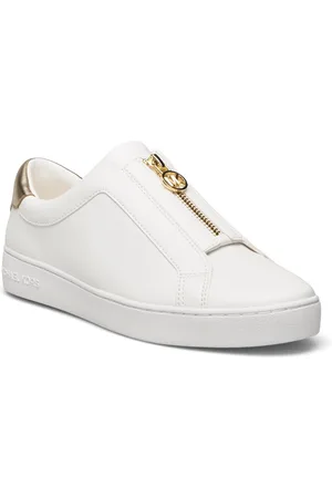 Michael Kors Keaton Zip Slip On White