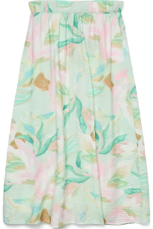 VERO MODA Vmjosie 7/8 Skirt Wvn Ga Green