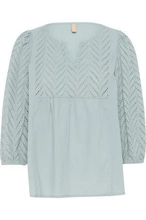 Culture Cutoril Blouse Green