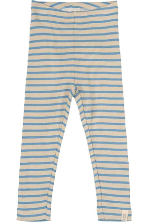 Petit Piao Legging Modal Striped Blue