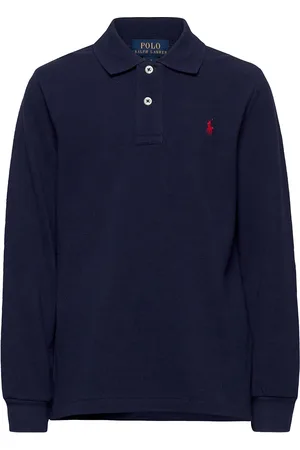 Ralph Lauren Basic Mesh-Ls Kc-Tp-Knt Blue