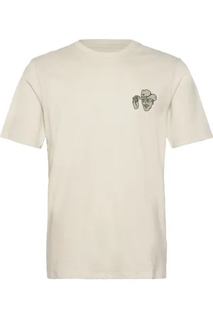 Wrangler Small Graphic Tee Beige