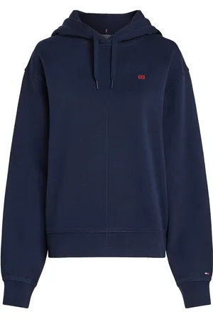 Tommy Hilfiger Reg Contrast Flag Hoodie Navy