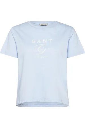 GANT Reg Graphic Ss T-Shirt Blue