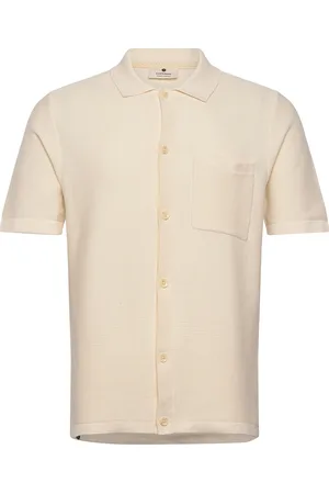 Anerkjendt Aksvend S/S Knit Shirt Beige