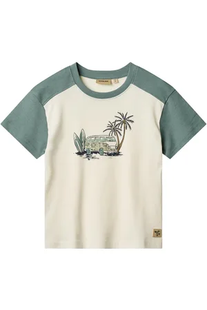 WHEAT T-Shirt S/S Hector Cream