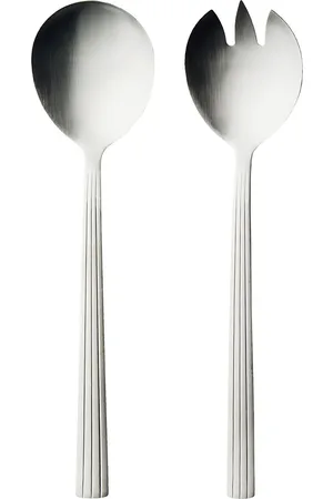 aida Raw Cutlery - 2 Pcs Saladset Giftbox Silver