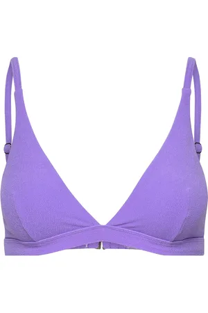 Understatement Triangle Bikini Top Purple