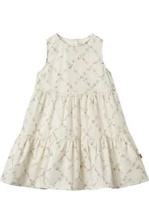 WHEAT Dress Luise White