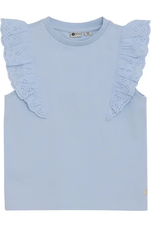 Daily7 T-Shirt Ruffle Blue