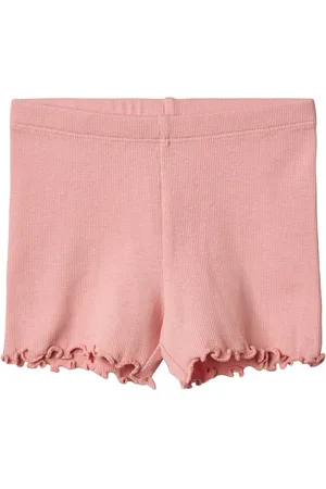 WHEAT Rib Shorts Sine Pink