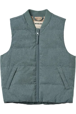 WHEAT Puffer Waistcoat Andre Blue