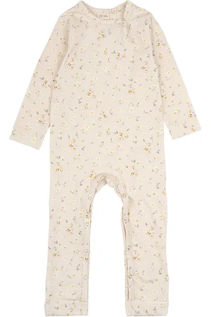 Petit Piao Jumpsuit L/S Printed Cream